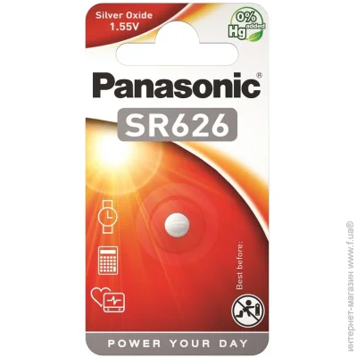 Panasonic SR626 Silver Oxide (SR-626EL/1B)