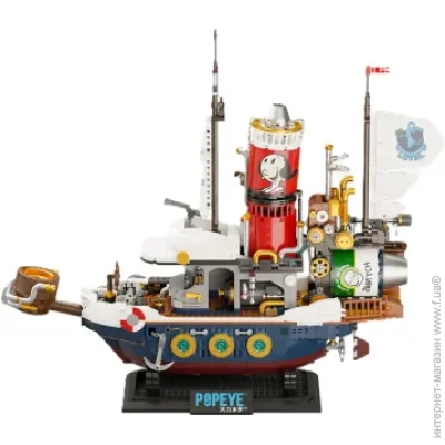 Конструктор Блочный Pantasy Popeye: Пароход в поисках сокровищ (86402) 1860 шт. Конструктор Блочный Pantasy Popeye: Пароход в поисках сокровищ (86402) 1860 шт.