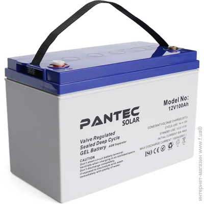    Pantec PTG100-12 12V/100Ah GEL