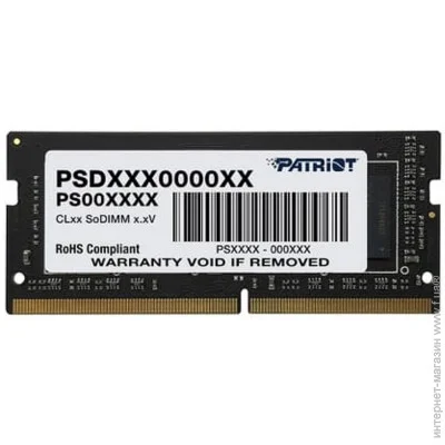     SO-DIMM DDR4 8GB 3200 Patriot C22 (PSD48G320081S)