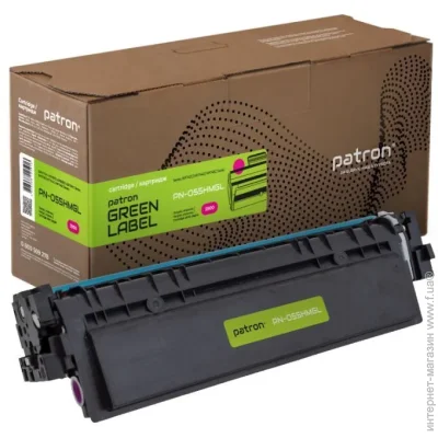 Patron  Canon 055H magenta Green Label (PN-055HMGL)