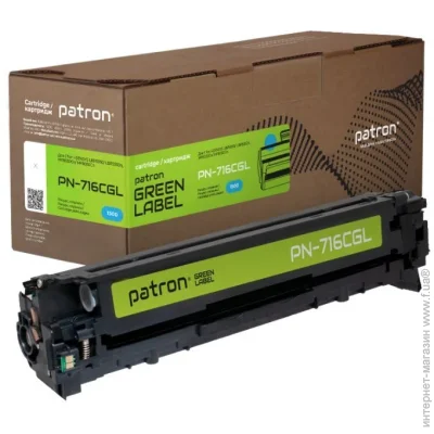 Patron  Canon 716 Green Label, cyan (PN-716CGL)