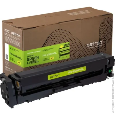 Patron  HP 203A (CF542A) yellow Green Label (PN-203AYGL)