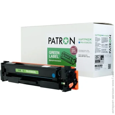 Patron  HP CLJ CF411A,  Pro M452/M477 Cyan, GREEN Label (PN-410ACGL)