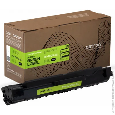  Patron SAMSUNG MLT-D105L GREEN Label (PN-D105LGL)