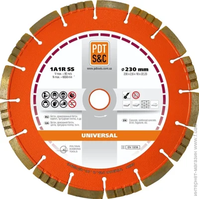 ³  PDT    1A1RSS/C3 UNIVERSAL 230x22,2 830600UNVu