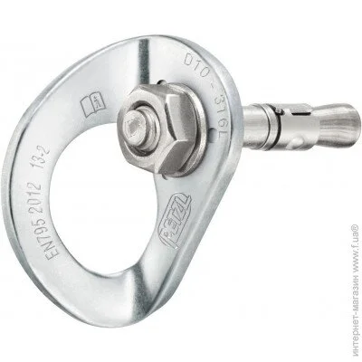    Petzl  +  Coeur Bolt Stainless 10 Grey (1052-P36BS 10)