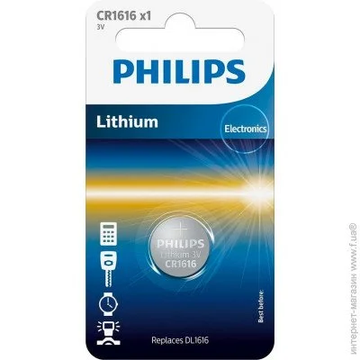  Philips Minicells Lithium CR1616 (CR1616/00B)