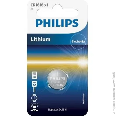  Philips Minicells Lithium CR1616 (CR1616/00B)