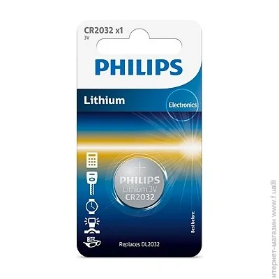  Philips Minicells Lithium CR2032 (CR2032/01B)