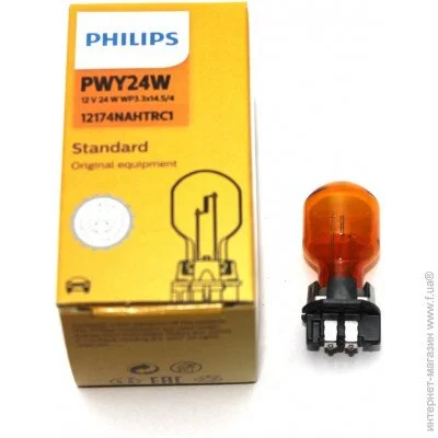    Philips 12174NAHTRC1 HiPerVision 12V 24W WP3,3x14,5 / 4
