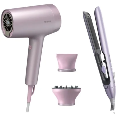 Набор стайлеров Philips Набор Series 7000 Фен BHD723/10 +  Стайлер BHS742/00 Набор стайлеров Philips Набор Series 7000 Фен BHD723/10 +  Стайлер BHS742/00
