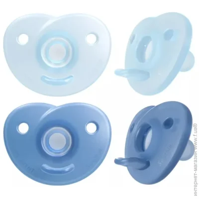 Пустышка Philips-AVENT Набор пустышек Soothie0-6 мес. 2 шт. SCF099/21 Пустышка Philips-AVENT Набор пустышек Soothie0-6 мес. 2 шт. SCF099/21