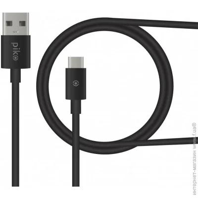  Piko CB-UT10 USB Type-C 0.2m Black (1283126493843)