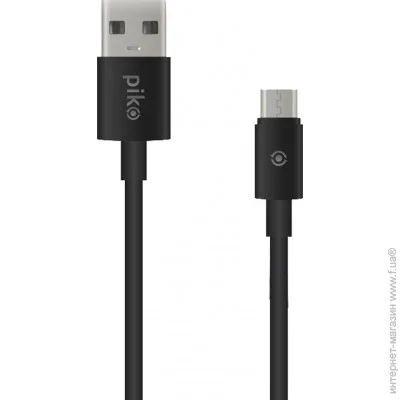  Piko CB-UM10 Micro USB 0.2m Black (1283126493874)