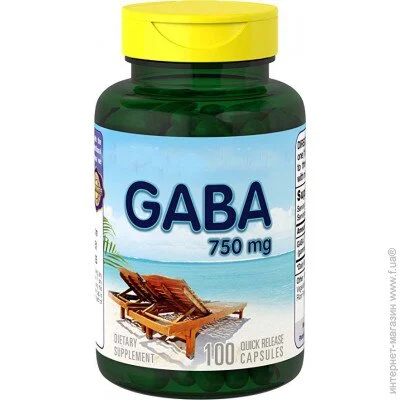   Piping Rock   GABA (Gamma-Aminobutyric Acid) 750mg 100  (4384301789)