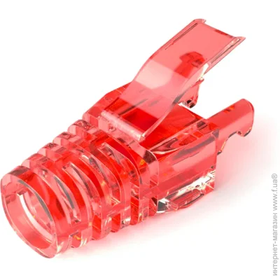   Pipo   RJ-45 Cat.5/Cat.6 (100 /.), Transparent-red