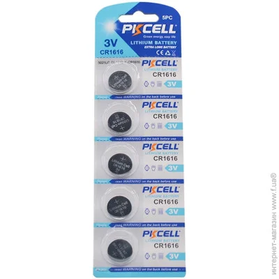  Pkcell CR1616 5.