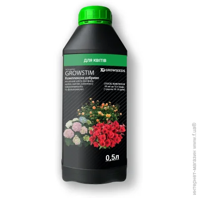 Plantin Добриво Growstim Rougevert для квітів 0,5 л Plantin Добриво Growstim Rougevert для квітів 0,5 л
