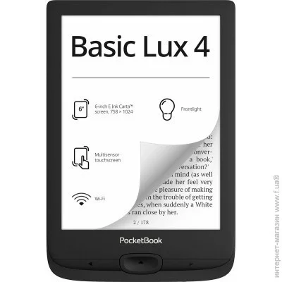  Pocketbook   618 Black (PB618-P-CIS)
