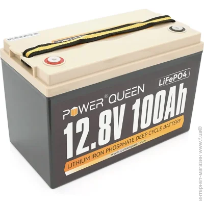    Power Queen 12.8V/100Ah LiFePO4 BMS 100A (330x170x220mm)