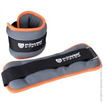 -     Power System PS-4072 Ankle Weights (2.*1.5 kg) () (PS_4072_Grey)