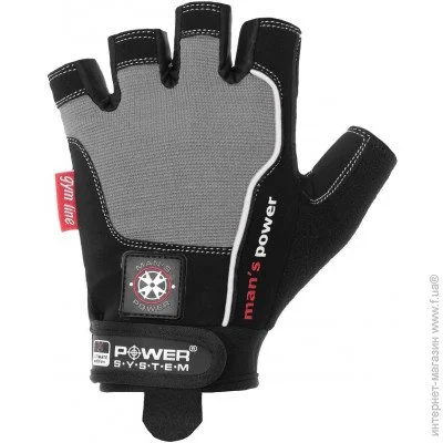 Рукавички для фітнесу Power System PS-2580 Man’s Power Black/Grey XL (PS-2580_XL_Black-grey) Рукавички для фітнесу Power System PS-2580 Man’s Power Black/Grey XL (PS-2580_XL_Black-grey)