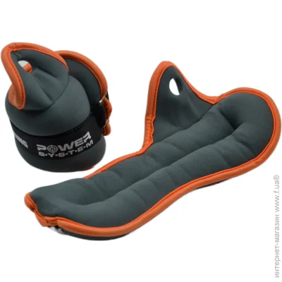 -     Power System PS-4070 Wrist Weights (2.*1.5 kg) () (PS_4070_Grey)