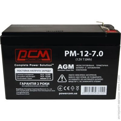    Powercom 12 7Ah (PM-12-7)