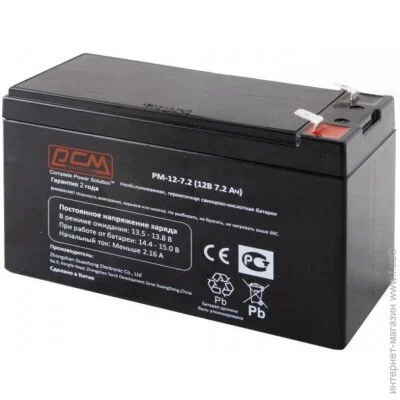    Powercom PM-12-7.2 12V/7.2Ah AGM