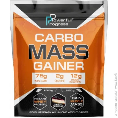 Powerful Progress  Carbo Mass Gainer 2000g (1086-100-65-7953218-20)