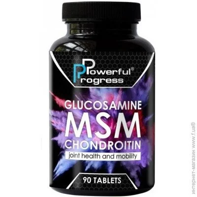   Powerful Progress Glucosamine-Chondroitin +  MSM 90 Tabs (000016632)