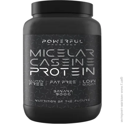  Powerful Progress Micelar Caseine Protein 900 g /30 servings/ Banana (000022571)