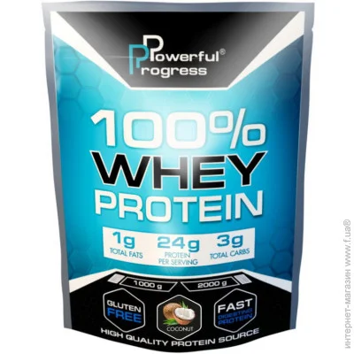  Powerful Progress 100% Whey Protein, 2  
