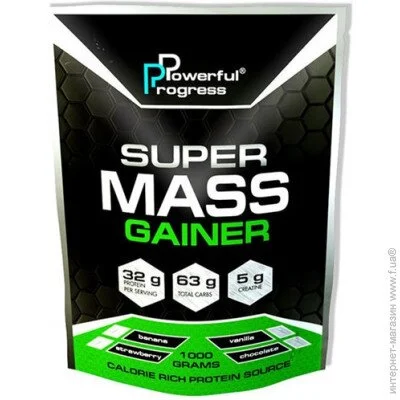  Powerful Progress Super Mass Gainer 1000 g /10 servings/ Banana (000013554)
