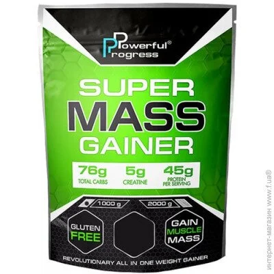  Powerful Progress Super Mass Gainer 1000 g /10 servings/ Hazelnut (000013560)