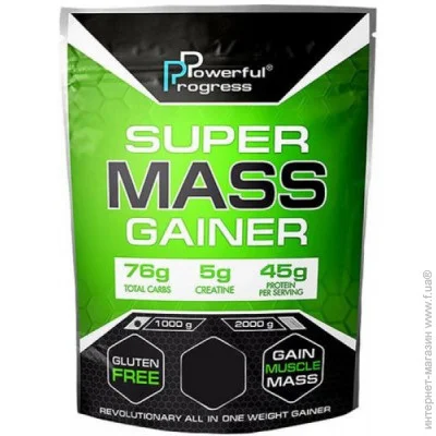 Powerful Progress  Super Mass Gainer 1000g (1086-100-37-8273609-20)