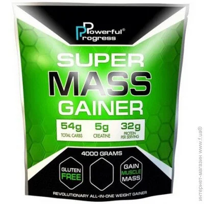  Powerful Progress Super Mass Gainer 4000 g /40 servings/ Tiramisu (000013590)