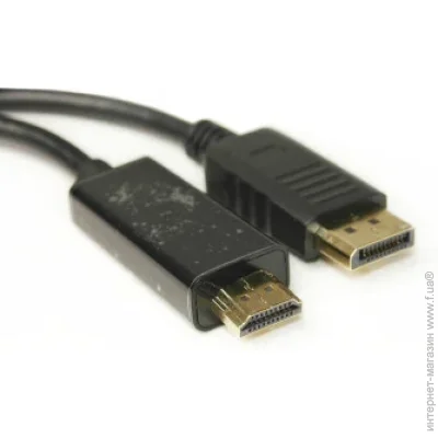  PowerPlant DisplayPort-HDMI v1.4 1.8m Black (KD00AS1278)
