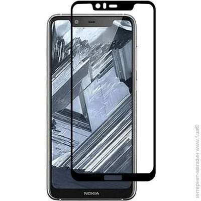   PowerPlant Full screen  Nokia 5.1 Plus, Black (GL606238)