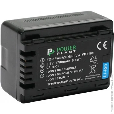  PowerPlant Panasonic VW-VBT190 (DV00DV1412)