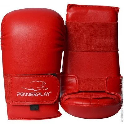 Powerplay Рукавички для карате 3027 червоні L Powerplay Рукавички для карате 3027 червоні L