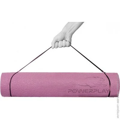      PowerPlay 4010 PVC Yoga Mat  (173x61x0.6) (PP_4010_Rose_(173*0,6))
