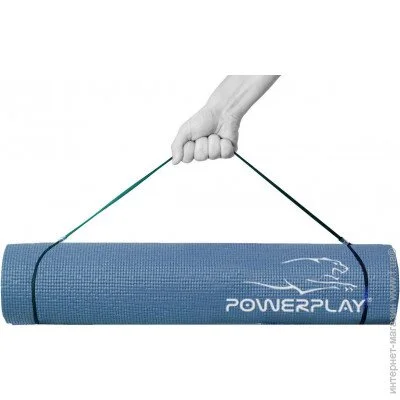      PowerPlay 4010 PVC Yoga Mat - (173x61x0.6) (PP_4010_Navy_(173*0,6))