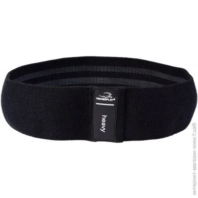 Эспандер Powerplay Фитнес резинка тканевая 4111 Черная (PP_4111_Black_L) Эспандер Powerplay Фитнес резинка тканевая 4111 Черная (PP_4111_Black_L)