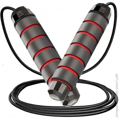,   Powerplay       PowerPlay 4210 Power Weighted Jump Rope  (2,7m.) (PP_4210_Black/Red)