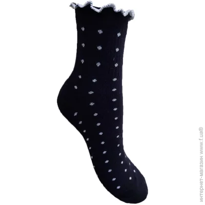 Premier Socks Носки женские с резинкой рюш р.23-25 черный Premier Socks Носки женские с резинкой рюш р.23-25 черный