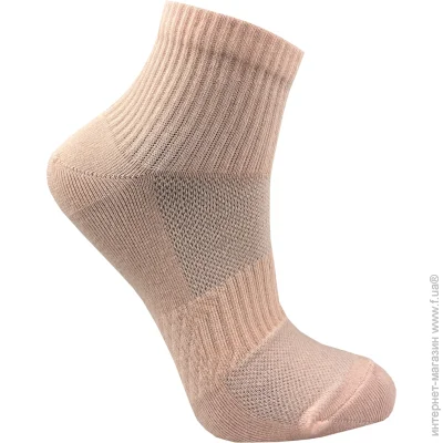 Premier Socks Носки женские Средние с резинкой и сеткой р.23-25 розовая пудра Premier Socks Носки женские Средние с резинкой и сеткой р.23-25 розовая пудра