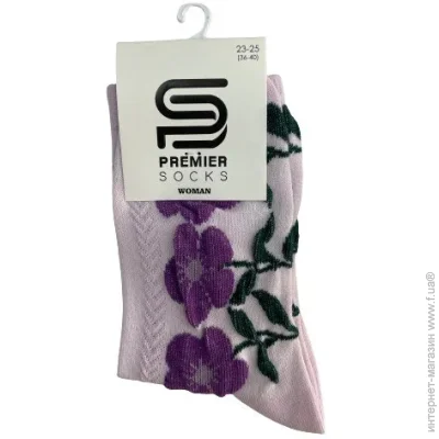 Premier Socks Шкарпетки жіночі р.23-25 рожева пудра 1 шт. Premier Socks Шкарпетки жіночі р.23-25 рожева пудра 1 шт.