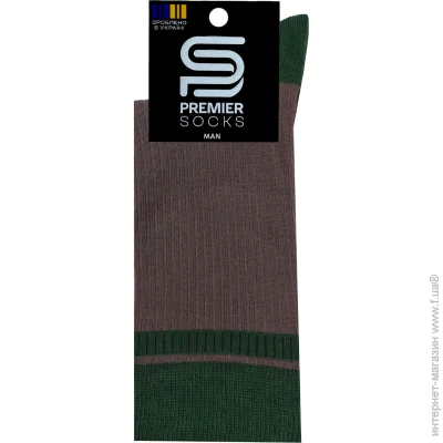 Premier Socks Шкарпетки чоловічі в рубчик р.29 Premier Socks Шкарпетки чоловічі в рубчик р.29